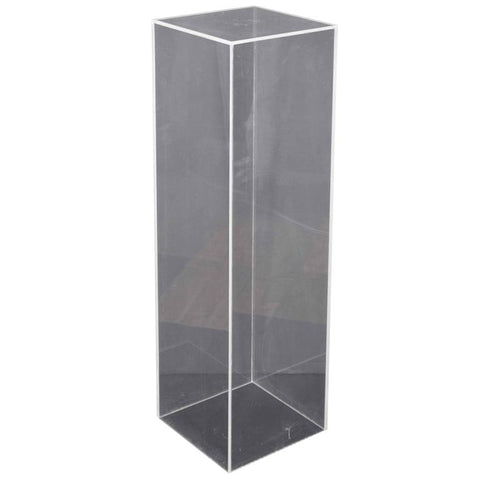 20th Century Modern Pedestal in Clear Plexiglass