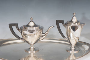 Tiffany & Co. Tea Set in Sterling Silver: Eight Pieces (6719681331357)