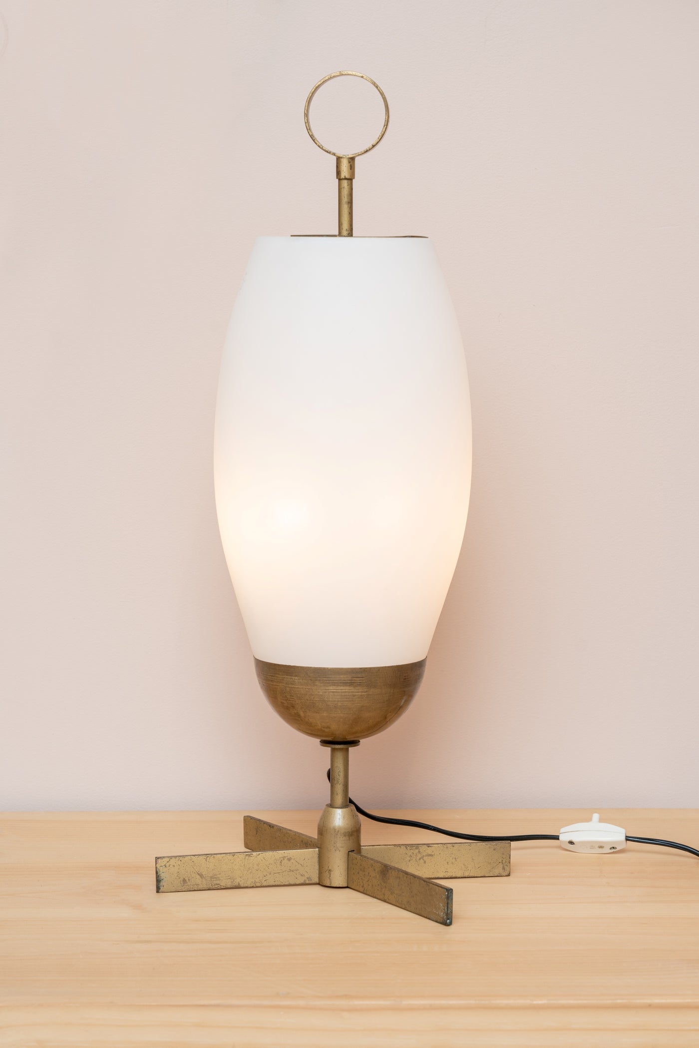 Lantern Table Lamp - Teak New York