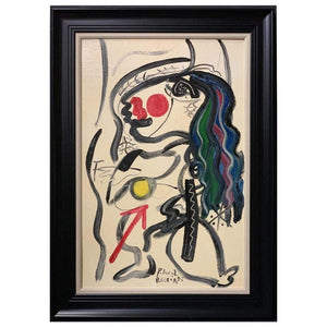 Peter Keil “The Horse” Abstract Expressionist Portrait Oil Painting (6720009699485)