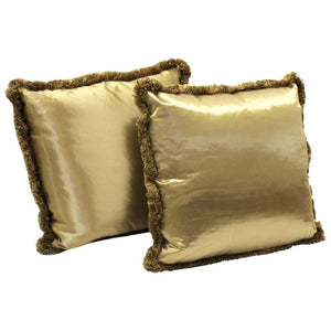 Classic Champagne Satin Drawing Room Pillows (6720024117405)