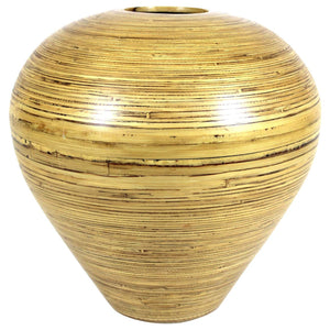 Modern Vase in Spun Bamboo (6720029065373)