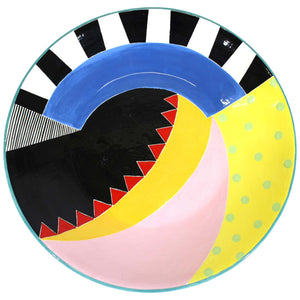 Susan Eslick Postmodern Art Pottery Charger Plate (6720029261981)
