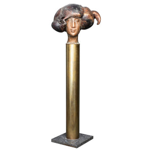 Juan Nickford "Lot's Wife # 3" Postmodern Metal Sculpture (6929631969437)