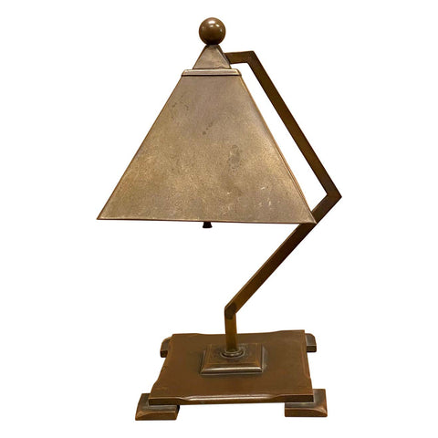 Josef Urban Art Deco Diminutive Bronze Desk Lamp
