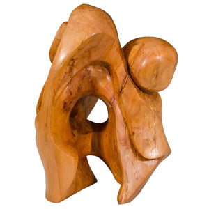Edmund Spiro Abstract Wooden Sculpture (6719618613405)