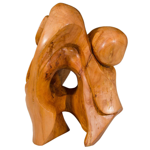 Edmund Spiro Abstract Wooden Sculpture