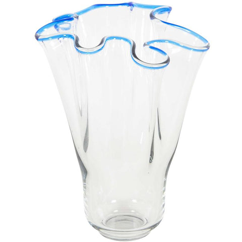 Glass Handkerchief Vase