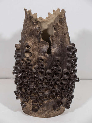 Modern Chinese Ceramic Sculptural Vase, Attributed to Pin Yao Jian (6719591481501)
