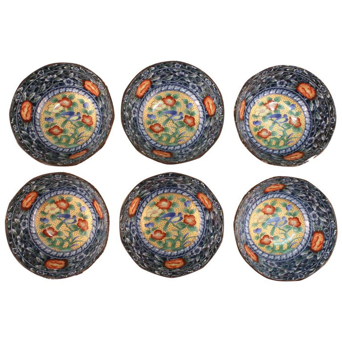 Japanese Ceramic Bowls, Set of Six