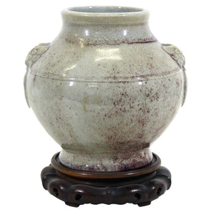 Chinese Qing Style Celadon Ceramic Jar Vase (6787387981981)