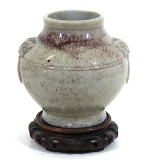 Chinese Qing Style Celadon Ceramic Jar Vase (6787387981981)