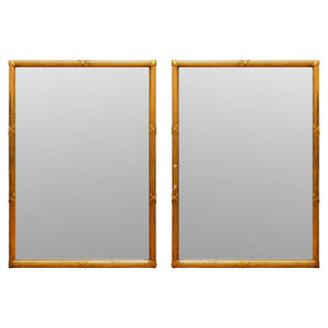 Hollywood Regency Style Giltwood Mirrors, 2 (7367000817821)