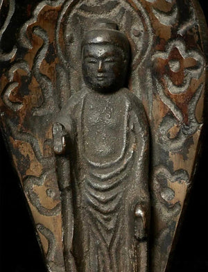 Japanese Momoyama Bronze Cast Buddha Sculpture (6928243097757)