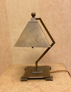 Josef Urban Art Deco Diminutive Bronze Desk Lamp (7165833805981)