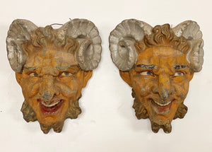 French Satyr Faun Face Wall Ornaments (7166194122909)