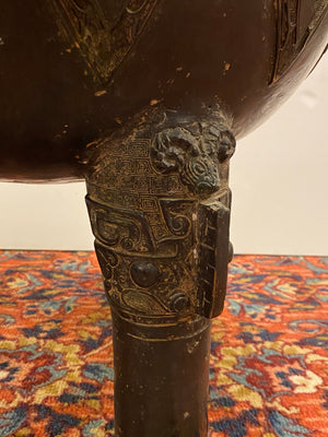 Chinese Archaic Style Monumental Bronze Vessel (7166195433629)