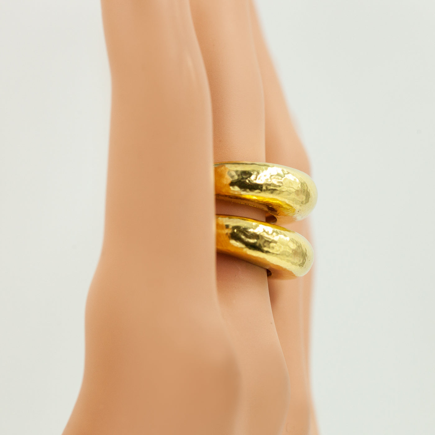 Van Cleef & Arpels 18K Rose Gold Perlee Ring-NYShowplace