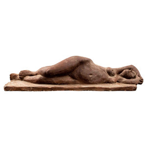 Illegibly Signed Terracotta Sculpture of a Nude (7371388190877)