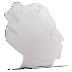 Jack Schuyler Post-Modern Chromed Steel Bust Sculpture (6787140878493)