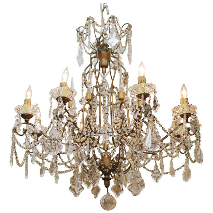 Marie Antoinette Style French Crystal Chandelier