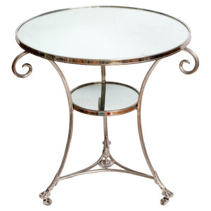 Modern Neoclassical Style Glass Top table (7399843692701)