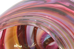 Modern Studio Art Glass Sculptural Bowl (6795561861277)