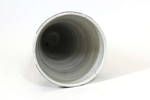 Modern Studio Pottery Ceramic Vase with Geometric Decor (6785242595485)