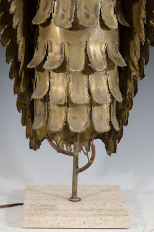 Curtis Jere Brutalist Owl Table Lamp (6719988957341)