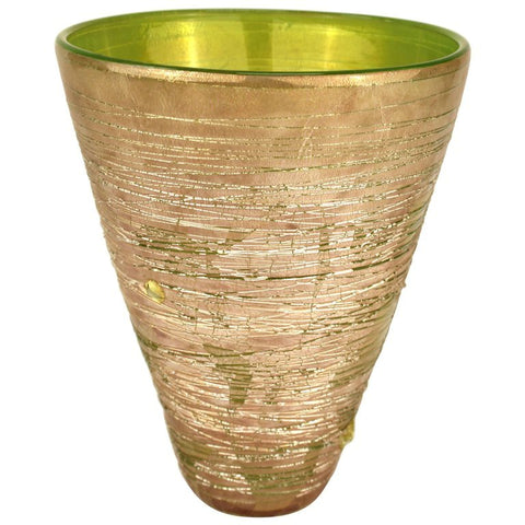 Adam Aaronson for 'The Handmade Glass Co.' British Studio Art Glass Vase, Signed