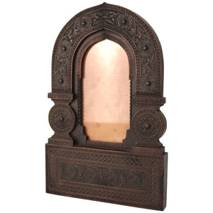 Aesthetic Movement Carved Wood Moorish Style Picture Frame (6719934955677)