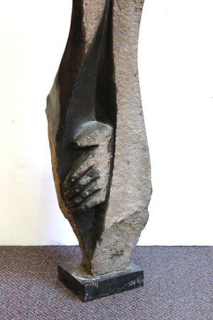 African Shona Modern Abstract Carved Stone Sculpture (6719944065181)