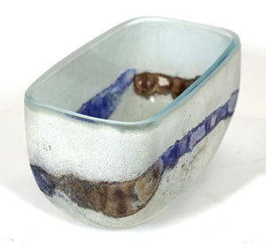 Alfredo Barbini Italian Murano Scavo Glass Bowl (6720050659485)