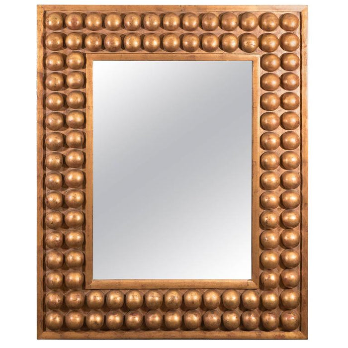 Wall Mirror with Giltwood Frame, Italian