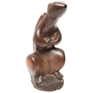 American Midcentury Folk Art Benedict Tatti Squirrel Sculpture (6719886753949)