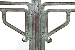 American Modernist Prairie School Candelabra in Wrought Iron and Bronze (6719996919965)