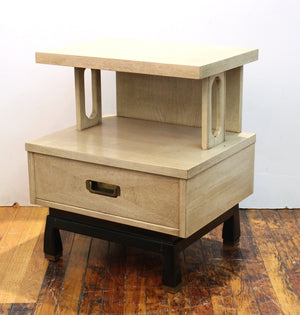 American of Martinsville Mid-Century Modern Side or End Table with Drawer side (6719862964381)