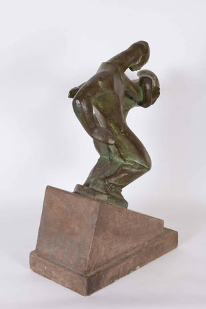 Anton Pavlos Streamline Moderne Figural Sculpture (6719686443165)