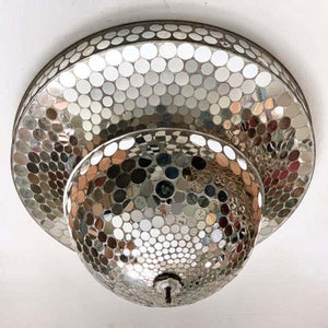 Art Deco Mirrored Disco Pendant (6719995674781)