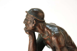 Art Deco Sculpture of an Industry Worker (6719985549469)