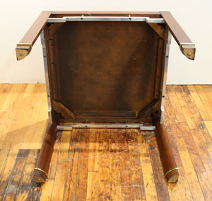 Asian Style Centre or Side Table in Wood and Metal  bottom (6719854411933)