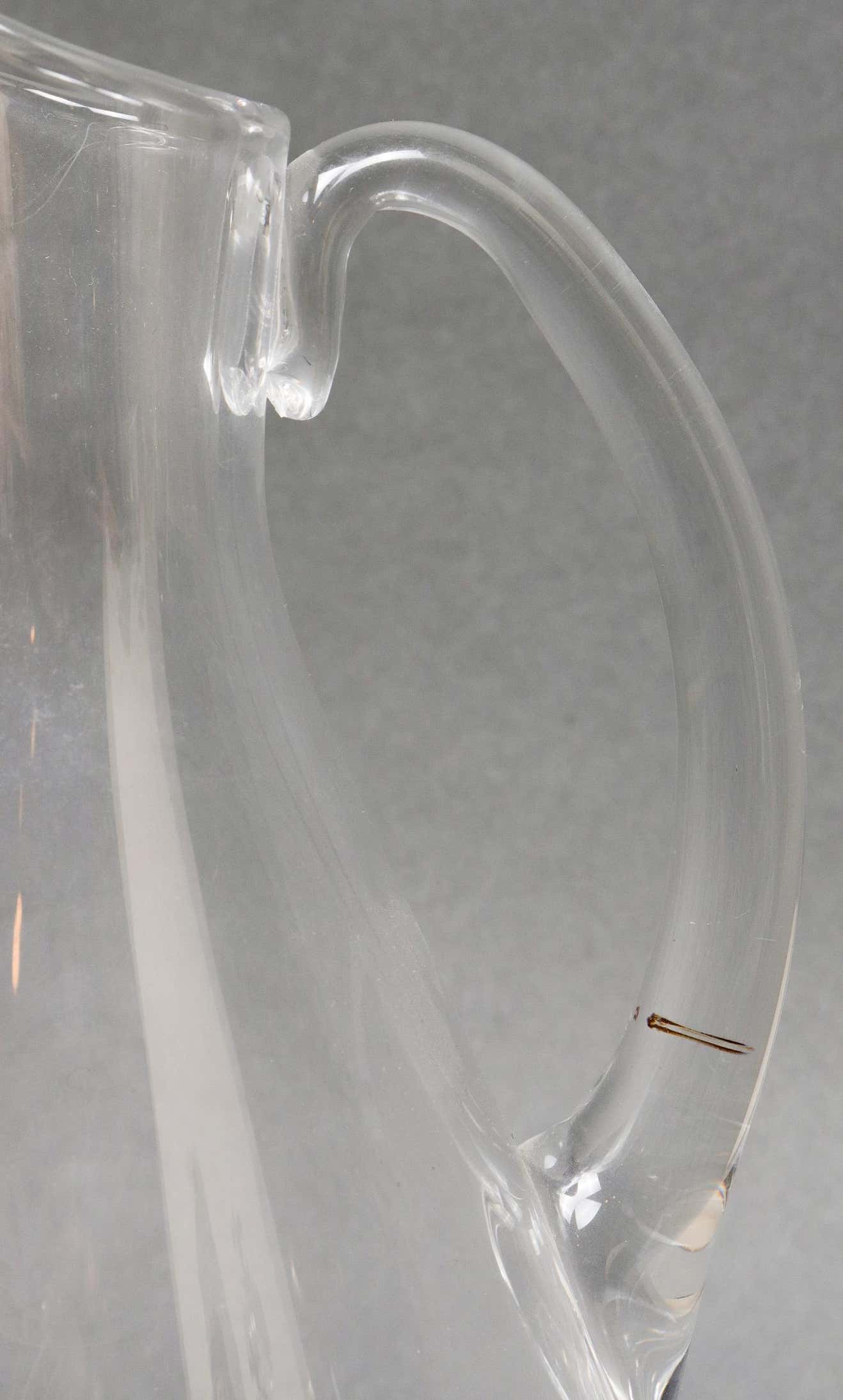 Swedish Modern Glass Pitcher