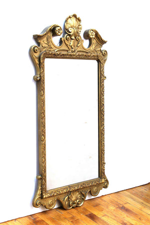 Baroque Style Giltwood Wall Mirror (6719968018589)