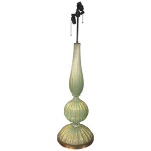 Barovier & Toso Murano Glass Cordonato D'Oro Table Lamp  (6719815221405)