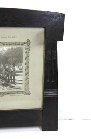 Behrens School German Secessionist Picture Frame in Ebonized Oak (6719996723357)