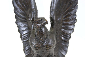 Belle Epoque Animalier Bronze Eagle Sculpture (6720035192989)