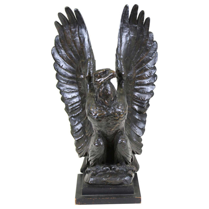Belle Epoque Animalier Bronze Eagle Sculpture