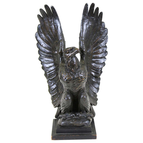 Belle Epoque Animalier Bronze Eagle Sculpture