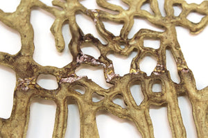 Bijan Modern Brass Tree Wall Sculpture detail back detail (6719860637853)