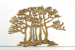 Bijan Modern Brass Tree Wall Sculpture side (6719860637853)